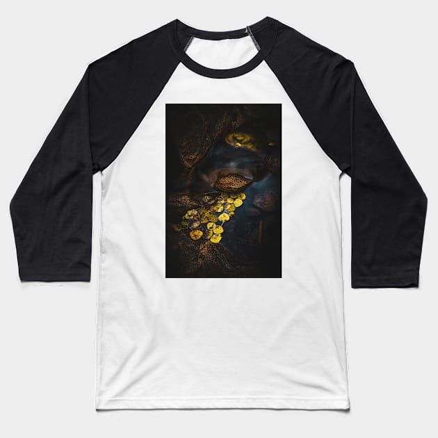 River Of Gold Baseball T-Shirt by ElevatedCT